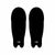 LSR SPORTS – BLACK CLADS (BATTING PAD COVERS)